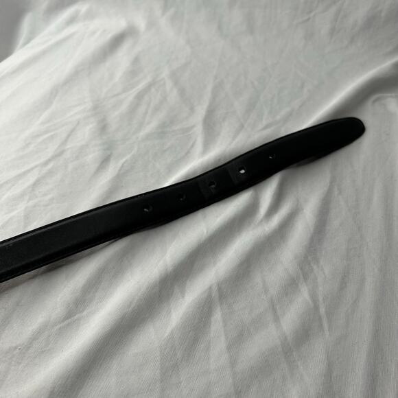 Coach #3849 Men's Handmade Smooth Black Leather 1" Dress Belt Sz 40 - Picture 6 of 6